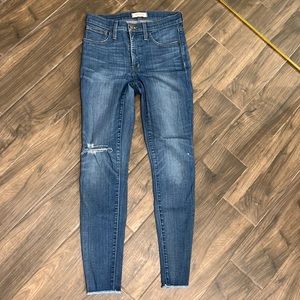 Madewell Ripped Skinny Jeans